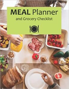 Book Cover: Weekly Meal Planner with Grocery Checklist