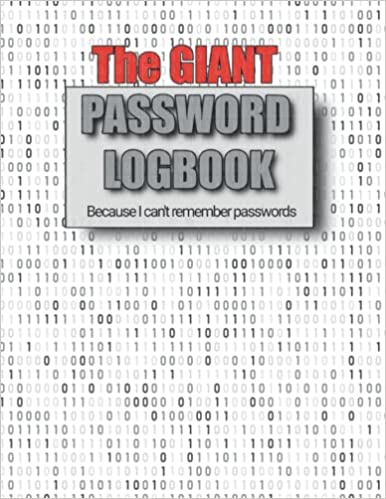 Book Cover: The Giant Password Logbook